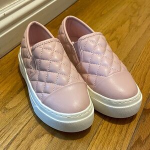 Steve Madden Pink Quilted Kids Sneakers NEW Girls Size 1